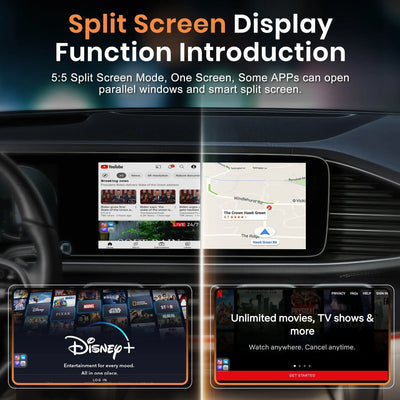 2025 NEW Upgrade Max Pro-Netflix /YouTube/ IPTV/TikTok Wireless CarPlay/ Android Auto Car Box