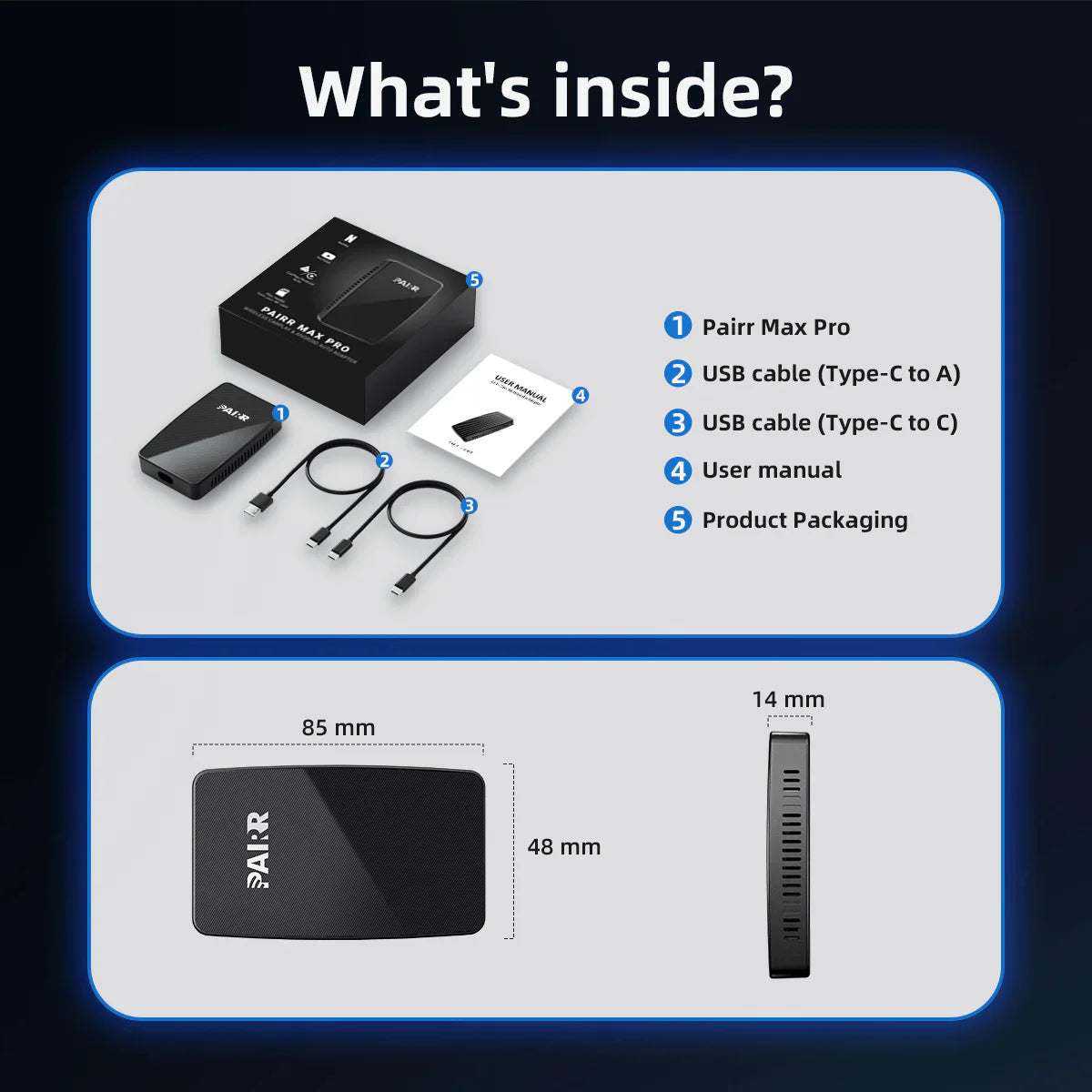 2025 NEW Upgrade Max Pro-Netflix /YouTube/ IPTV/TikTok Wireless CarPlay/ Android Auto Car Box